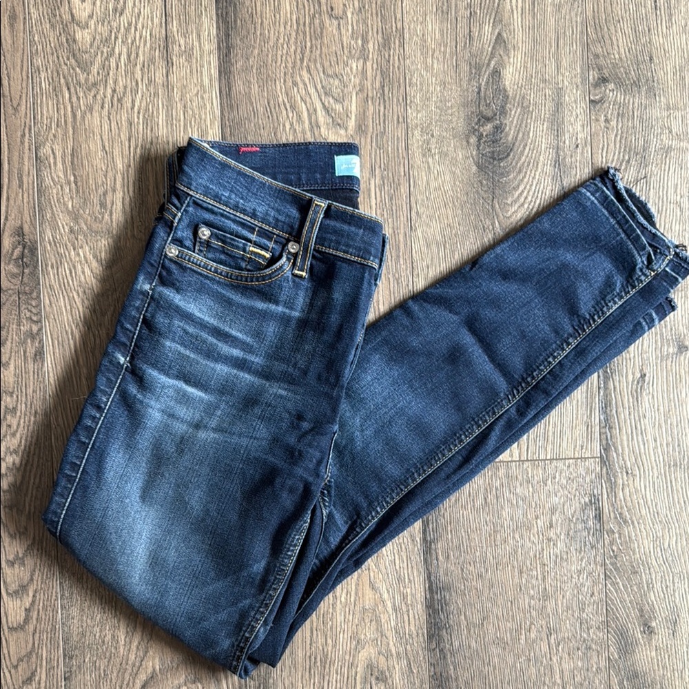 7 For All Mankind Dark Blue Women Jeans
